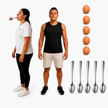 Imagem de Kit Brincadeira Corrida Do Ovo Jogo para 5 participantes - 000028345E,