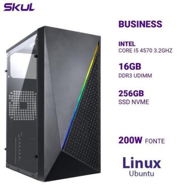 Imagem de Computador B500 Core I5 4570 3.2Ghz Mem 16Gb Ddr3 Ssd 256Gb Nvme Fonte