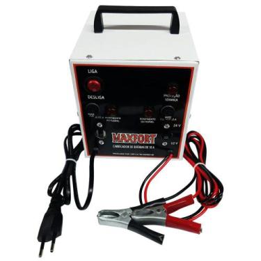 Imagem de Carregador de baterias portatil 10 amp 12/24v maxfort
