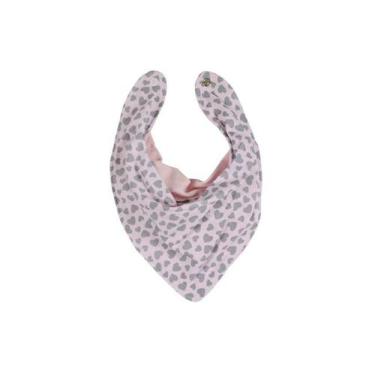 Imagem de Babador Bandana Colibri - Corações Rosa
