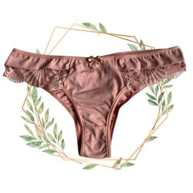 Imagem de Biquíni Lover Calcinha Tanga de Microfibra e Renda - Doce Lingerie, Ro
