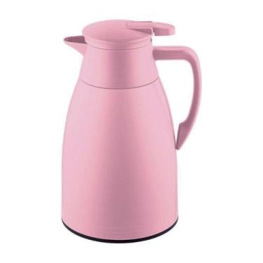 Imagem de Garrafa Térmica Bule Gatilho Café Leite 650ml - Uz, Rosa