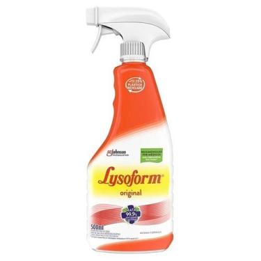 Imagem de Desinfetante Lysoform Bruto Original Aparelho Spray 500 Ml, U