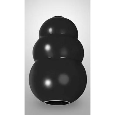 Imagem de Brinquedo Borracha Resistente Cães Médio Preto - Congratulations Store