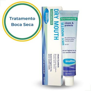 Imagem de Pasta Dentes BioXtra Hidratante 50ml Proteção Boca Ressecada Secura Bu