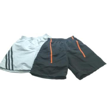 Imagem de Kit 2 Bermuda Shorts Masculinos Tamanhos 38 ao 44 - Com Bolsos Academi