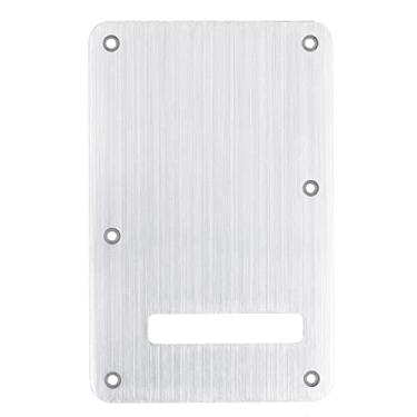 Imagem de Musiclily Pro 6 Furos ST Escudo Traseiro de Alumínio Moderno Back Plate para Guitarra Fender American/Mexico Standard ST, Cor Original