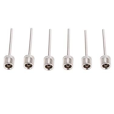 Imagem de Agulha de bomba de ar, agulhas de bola leves para bomba de ar 100 unidades/conjunto Agulha de bomba de metal para vôlei de basquete para bolas de futebol
