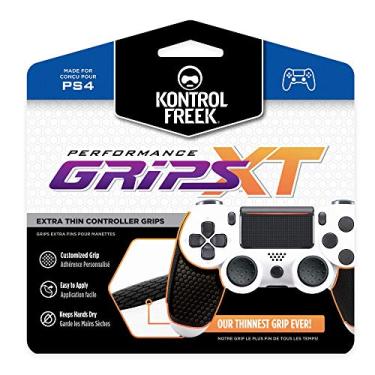 Imagem de KontrolFreek Performance Grips XT para PlayStation 4 | Punhos extrafinos | Preto (Extrafino)