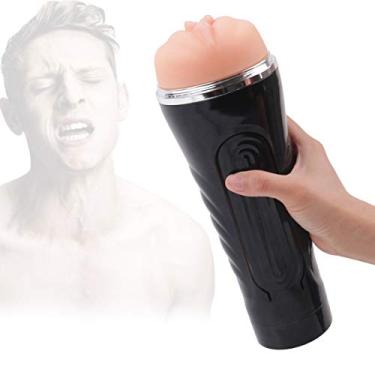 Imagem de Brinquedo de masturbação masculino Brinquedo de masturbação de carne, brinquedo com 10 velocidades e brinquedos sexy para homens de silicone à prova d'água para adultos, massagem,