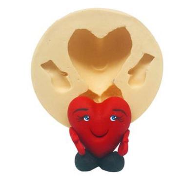 Imagem de Molde De Silicone Coração, Braços, Pernas