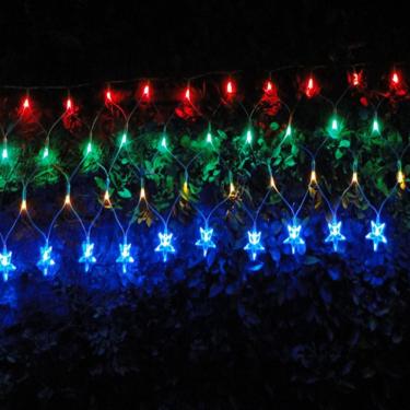 Imagem de Cascata Luminosa Pisca Colorida 4 Fases 120 Led Cod 1062