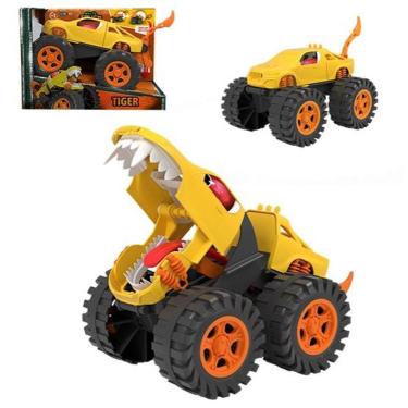 Imagem de Brinquedo Infantil Carro Carrinho Monster Truck Tiger