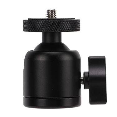 Imagem de Hilitand Mini cabeça de tripé, adaptador de fotografia ao vivo cabeça de bola de tripé de câmera, parafuso giratório de 360 graus, para câmera SLR Mirrorless