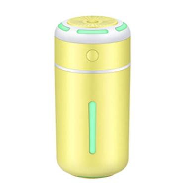 Imagem de Mini umidificador de purificador de ar para carro casa desktop Pm2.5 7 cores lâmpada aromaterapia carregamento USB purificadores de ar automático, amarelo
