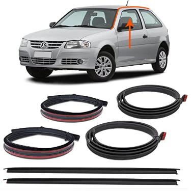 Imagem de Par Pingadeira Borracha Gol G3 G4 2 Portas