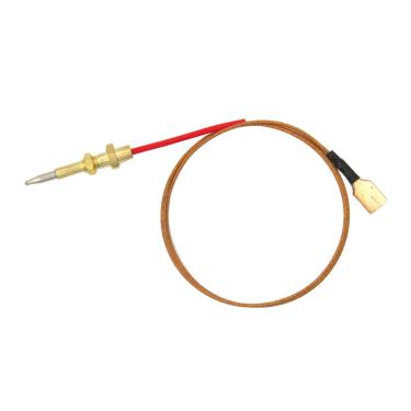 Imagem de Meter Star Peças de fogão de chapa termopar para lareira a gás, sensor de temperatura, comprimento total M60.75: 600mm, comprimento do fio 520mm