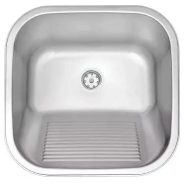 Imagem de Tanque 50x40x22cm Inox Escovado 304 Capacidade 27 Litros