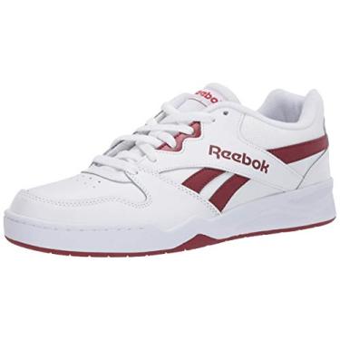 Imagem de Reebok Tênis masculino Royal Bb4500 Low2, Branco/vermelho brasão/branco, 10.5