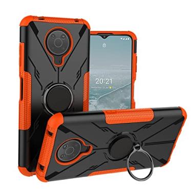 Imagem de For Nokia G10 / G20 Bear Shockproof PC + TPU Phone Protective Case with Ring Holder