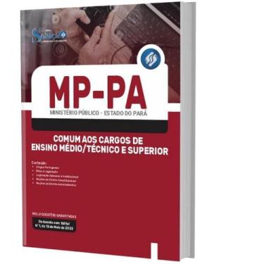 Imagem de Apostila Concurso Mp Pa - Ensino Médio/Técnico E Superior - Editora So