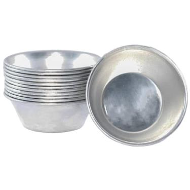 Imagem de Mini Forma Para Empadas E Salgados Kit Com 12 Assadeiras Nº 4 Em Alumínio