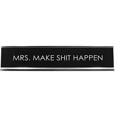 Imagem de Signs ByLITA Placa de mesa MRS. Make Shit Happen