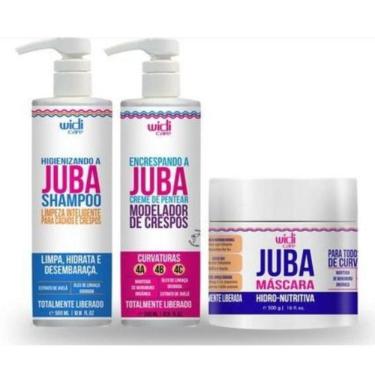Imagem de Kit Juba Encrespando - Shampoo - Máscara 500G Widi Care