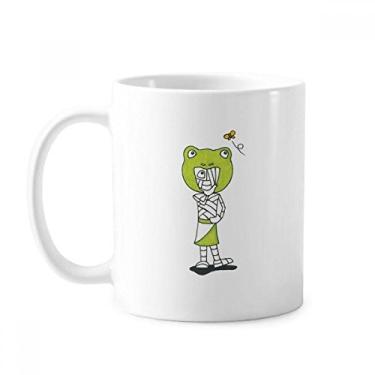 Imagem de Egito múmia Hórus sapo chapéu caneca cerâmica xícara de porcelana café louça