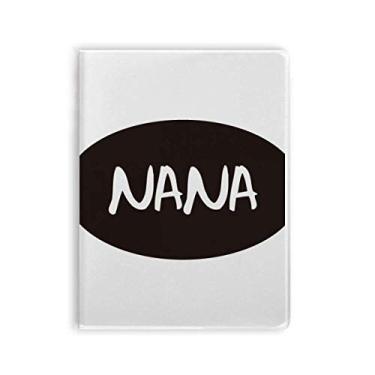 Imagem de Caderno de anotações com estampa de avó "Best Wishes" com capa macia