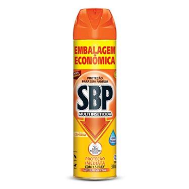 Imagem de SBP Multi Inseticida Aerossol Óleo de Citronela Embalagem Econômica, Laranja, SBP, 380ml