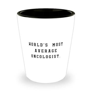Imagem de Copo de shot oncologista exclusivo, oncologista mais médio do mundo, para amigos, presente de amigos, copo de cerâmica para oncologista