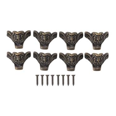 Imagem de Pés de Hardware de Caixa de Joias, Pernas de Liga de Zinco Pés Protetor de Canto Perna Decorativa para Caixas de Madeira Vintage Caixas de Joias Caixa de Presente, Caixas de Vinho