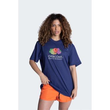 Imagem de Camiseta Overcome Fruit Salad Azul Marinho-Unissex