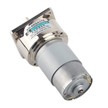 Imagem de Motor De Engrenagem, DC 12V/24V 35W Mini Motor De Engrenagem DC Metal Velocidade Ajustável Grande Motor De Torque CW/CCW(12V 30rpm)