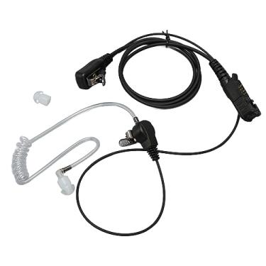 Imagem de Fone de Ouvido para Rádio Com Microfone e PTT, Fone de Ouvido Com Tubo de Bobina Acústica Transparente Earbud Kit de áudio para Motorola XPR3000 XPR3300 XPR3300e XPR3500 XPR3500e