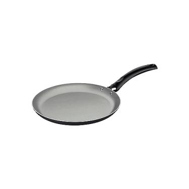 Imagem de Panquequeira Tramontina Turim em Alumínio com Revestimento Interno e Externo em Antiaderente Starflon Max Chumbo 18 cm
