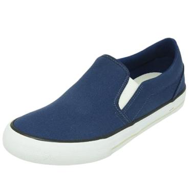 Imagem de Tênis Slip On Masculino Iate Casual com Elástico Plumax Sem Cadarço Azul Marinho 4002 Cor:Azul Marinho;Tamanho:40;Gênero