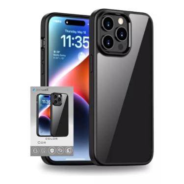 Imagem de Capa Capinha Premium + Pelicula Vidro 3D Para Iphone 15, 15 Plus, 15 Pro, 15 Pro Max (iphone 15 plus, black)