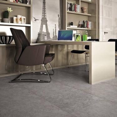 Imagem de Piso Vínilico em Placa Pietra Note Placa 61cm x 61cm x 3mm Casa Grassi - caixa com 3 Unidade - Notte