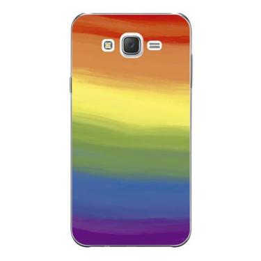 Imagem de Capa Case Capinha Samsung Galaxy  J5  Arco Iris Aquarela - Showcase