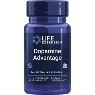 Imagem de Dopamine Dopamina Advantage 30 Capsulas Vegetarianas Life Extension Im