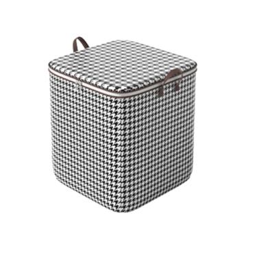 Imagem de Bolsa de armazenamento de colcha de grande capacidade para guarda-roupa doméstico, bolsa de classificação de colcha de algodão para roupas, bolsa de mudança e embalagem de roupas - 180 # (50 * 50 * 70 cm)