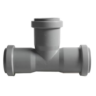 Imagem de Conector de tubo de drenagem de pia de PVC de 90 graus de 3 portas, adequado para renovação de casa e banheiro de cozinha QS502C001