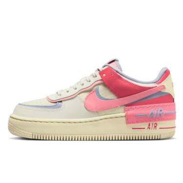 Imagem de Nike Tênis feminino AF1 Shadow (Sail/Sea Coral/Indigo Haze/Coral Giz, US Footwear System, adulto, feminino, numérico, médio, 43), Bege