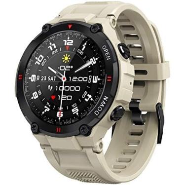 Imagem de K22 relógio inteligente masculino chamada bluetooth micro alto-falante controle sic esporte fitness despertador lembrete homem smartwatch, a