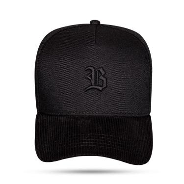 Imagem de Boné Blck Brasil Snapback Aba Curva Logo B Básico Bordado
