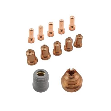 Imagem de Theia Plasma | Eletrodo de ponta PT80 consumível de corte a plasma compatível com PowerPlasma 80S/82i IPT/IP80 (corte de arrasto 70A 12kit)