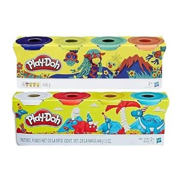 Imagem de Play-Doh Bulk 8-Pack of Non-Toxic Modeling Compound, (4oz) Cans (8-Cans, 32oz)