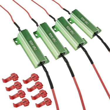 Imagem de iBrightstar Resistores de carga de 50W 6ohm - Corrigir código de erro Blink - 4 peças (verde)
